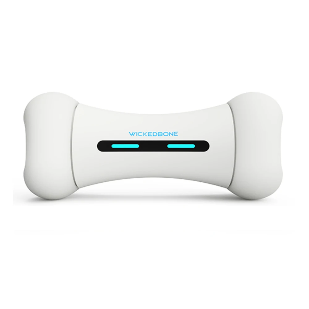 

2019 high quality bone shape smart electric dog toy Wickedbone accept drop ship