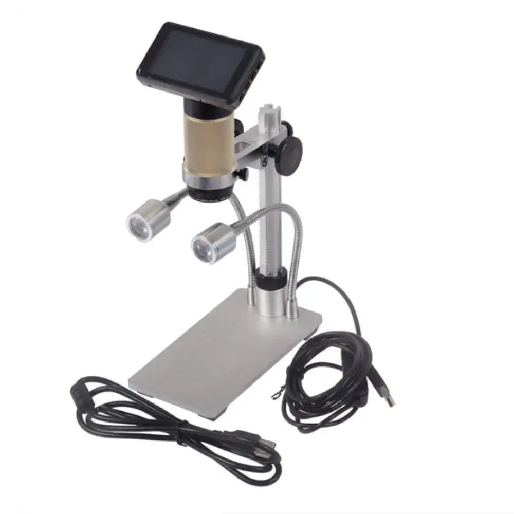Akozon Digital Microscope 2.0MP 1~300X Handheld USB Digital Microscope Endoscope Loupe Kit