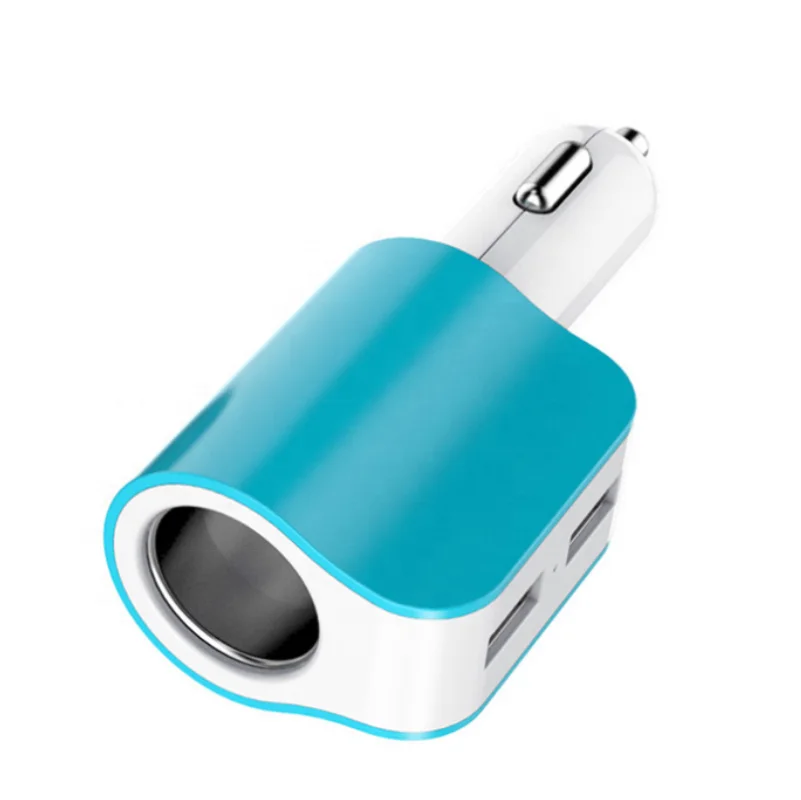 Micro Car Accessory Charger 12V 2 USB 3.1A One Way Cigarette Lighter Cocket Splitter Phone Usb Car Charger For All Smartphones
