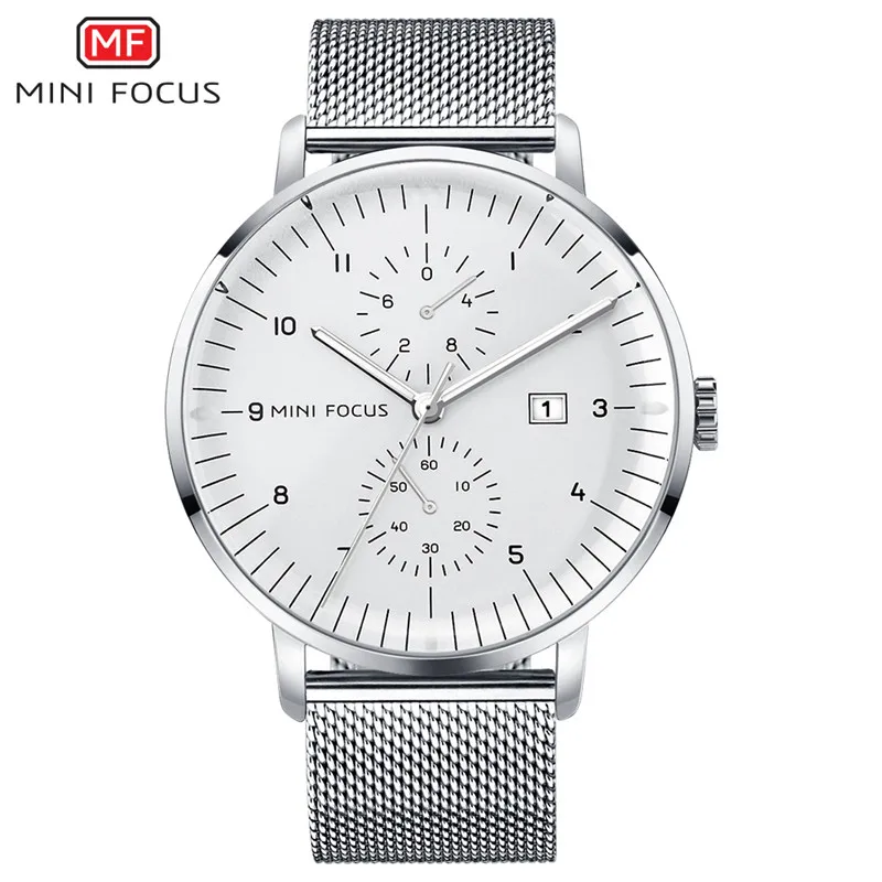 

Mini Focus wholesale OEM factory in Shenzhen man quartz wrist men relojes watches with PC32 movement, Black brown blue