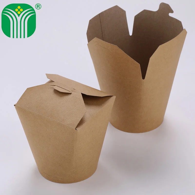 
china factory custom logo print paper noodle box 