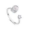 YK Romantic Nanotechnology 100 Different Languages Say "I Love You" Ring For Engagement