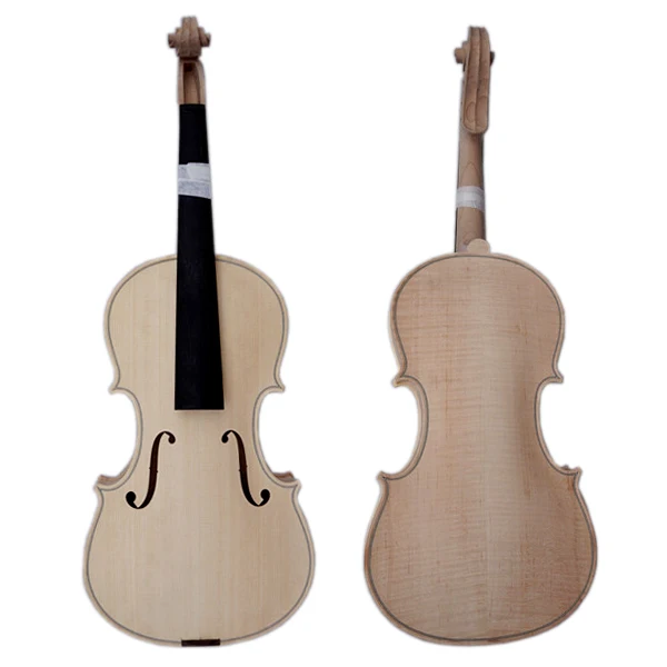 

Wholesale cheap price flame maple solid unfinished violins with no painting