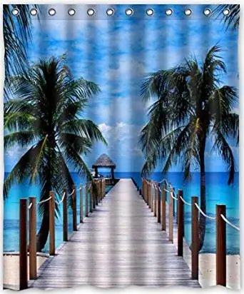 Buy Cafepress Tropical Paradise Beach Shower Curtain Standard