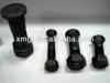 Grade 12.9 bolts used on track shoe plow segment bolt on pads