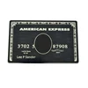 OEM Selling Stainless Steel American Express Black Metal Card