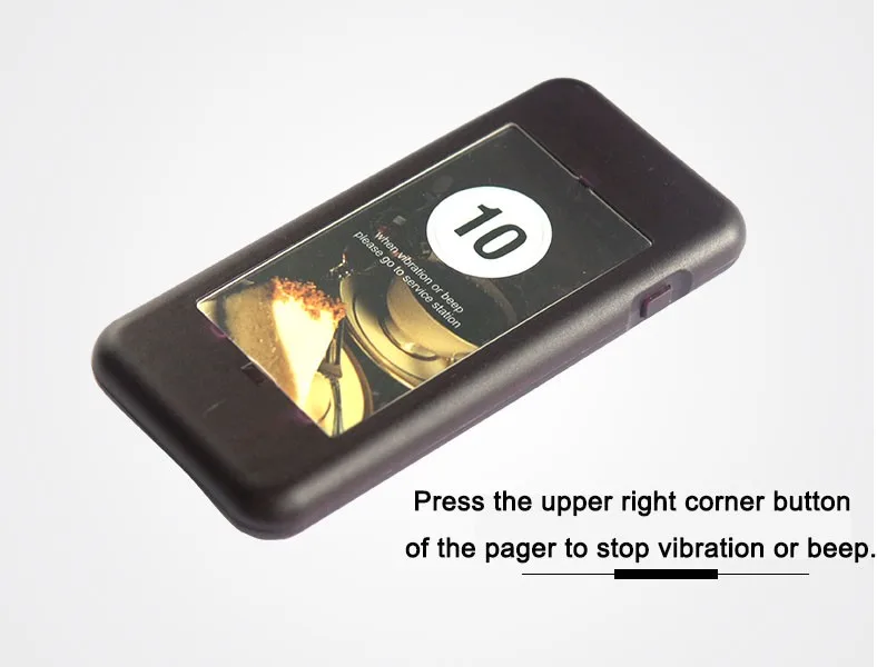 Restaurant Vibrating Type Alphanumeric Pagers With 16 Pagers And One