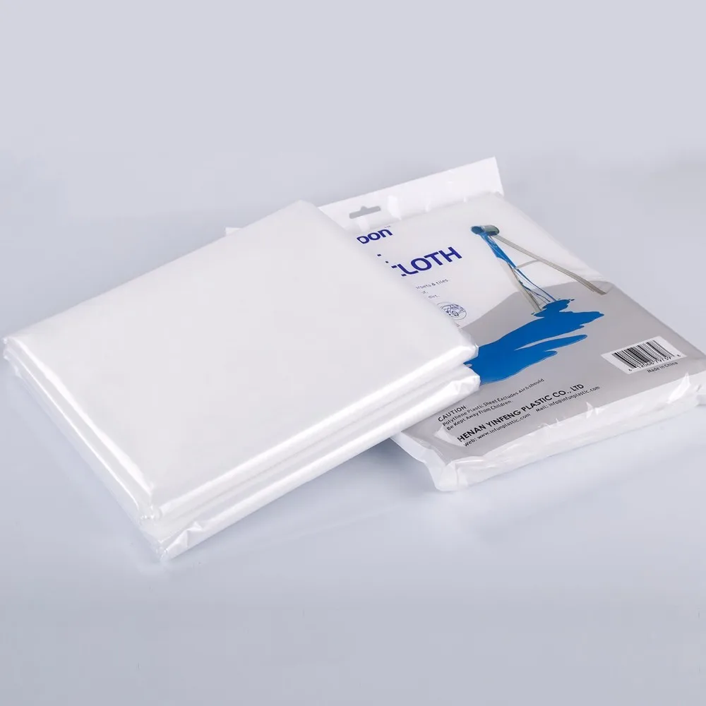 Hot Selling Painter Protection Clear Plastic Paint Drop Cloth Buy