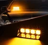 16LEDs High Power 48W Led Car Strobe Light Auto Warn Light Police Emergency Lights Car Front Light Lamp