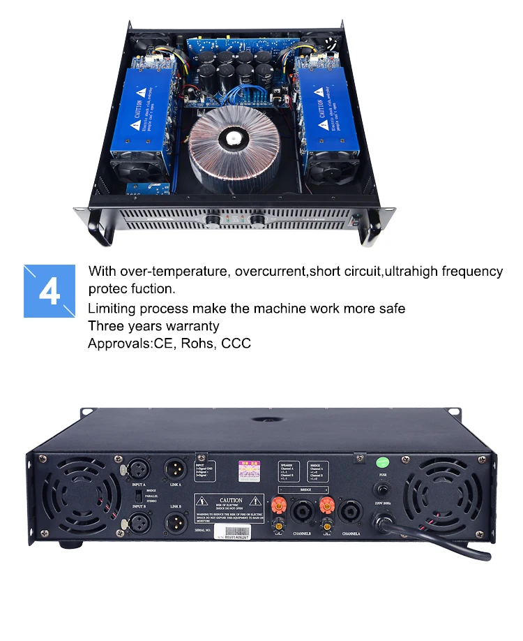 Best Selling 5000 Watts Professional Subwoofer Amplifier,Audio