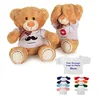 Make a Personalized Teddy Bear,Soft Brown Plush Toys in a T-Shirt/teddy bear with clothes printing services
