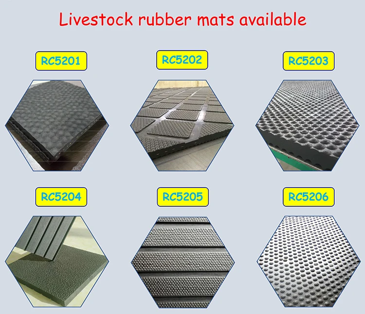Eco-friendly and Safety Cow Rubber Mat