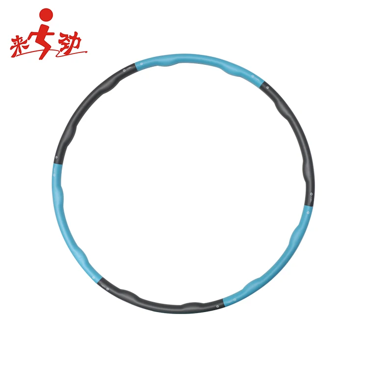 

Hot Sale Mult-color Removable Adjustable Ring loop Fitness Massage Cheap Adults kids Hula ring and Hoop, Rose+black/gree+black/blue+black(can be made to order)