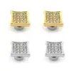 Casting Designed Square Shaped Magnetic Ear Piercing