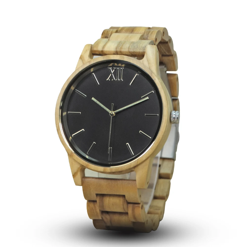 

Custom Your Own Logo Wooden Wrist Watches Antique Luxury Brand Wood Watch Men