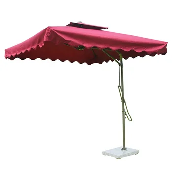 Awning Outdoor Square Beach Umbrella Hanging Double Layer Small Roma Umbrellas Cantilever Garden Patio Sun Parasol Restaurant Buy Leisure Cara Desain Kustom Dicetak Pantai Kerai Payung Perabot Luar Ruang Besar Shelter