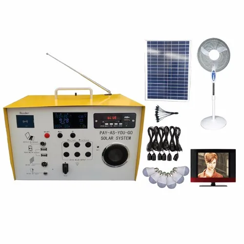 40w prepaid solar charging system