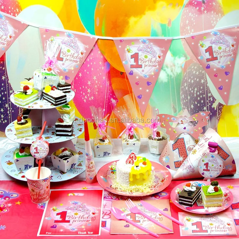 2018 Wholesale Kids Paper Theme Birthday Party Supplies Buy Wholesale