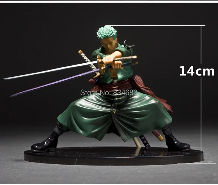J G Chen Free Shipping Cool Decisive Battle Version One Piece Roronoa Zoro PVC Figure Toy