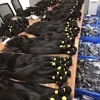 Factory wholesale virgin cuticle aligned hair mink Silky Straight brazilian hair