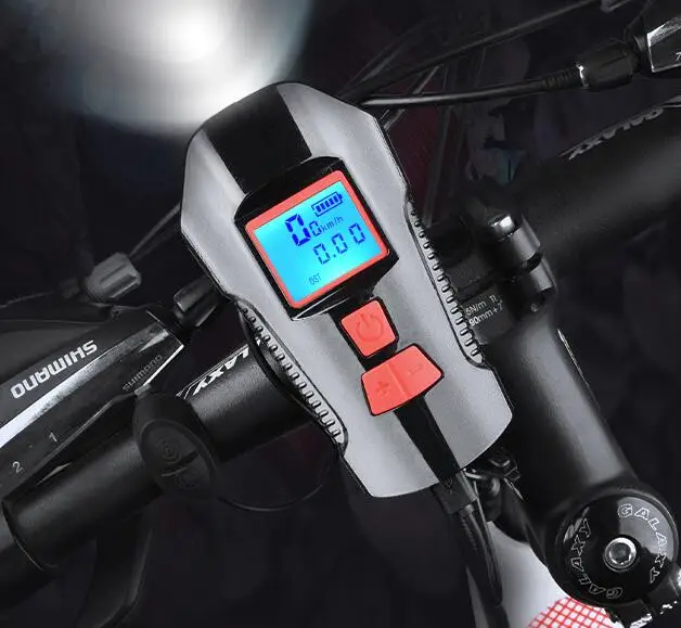 rechargeable bicycle horn and light