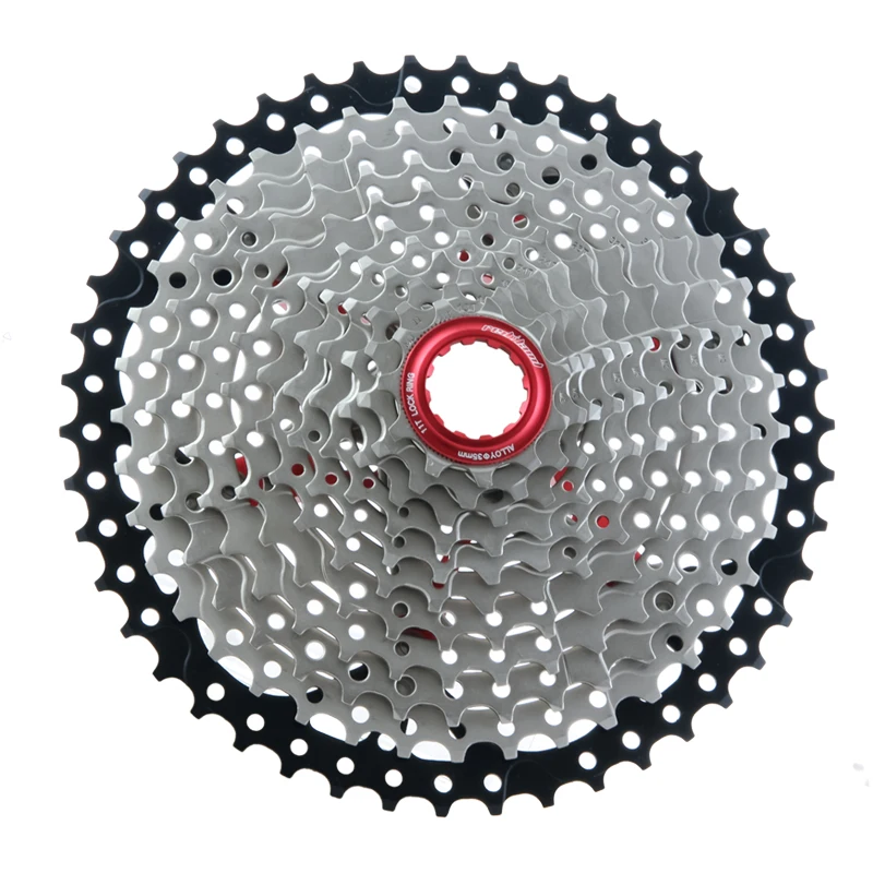 

High Quality 11s bicycle Mountain Bikes freewheel 11-46T cassette freewheel, Silver