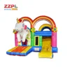 Lovely CE approved inflatable combo slide, inflatable bouncy castle for kids play