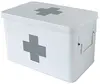 Large Metal White first aid kit box