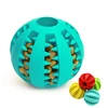 Elasticity Teeth Cleaning Dog Chew Food Interactive Rubber Balls Dog Toy
