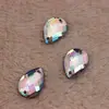 High Quality 13*18mm Crystal Silver Grade A Acrylic Flash Element Prism Chain Mirror Crystal Bead Charm Fitting