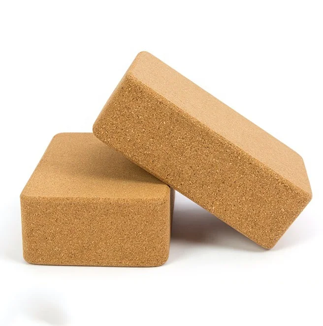 

customized natural cork yoga block yoga block cork, Wood natural color