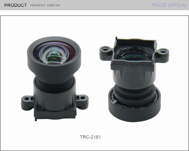 1/2.5 sensor 4K non distortion m12 lens for AI camera