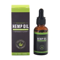 

100% pure natural private label essential oil bottle cbd hemp oil with packaging boxes for pain relief