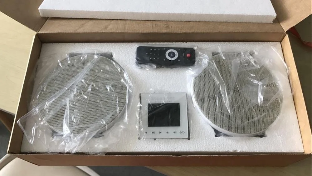 Tolo Music System Steamtec Speakers For Steam Shower Independent Control Panel Waterproof Used