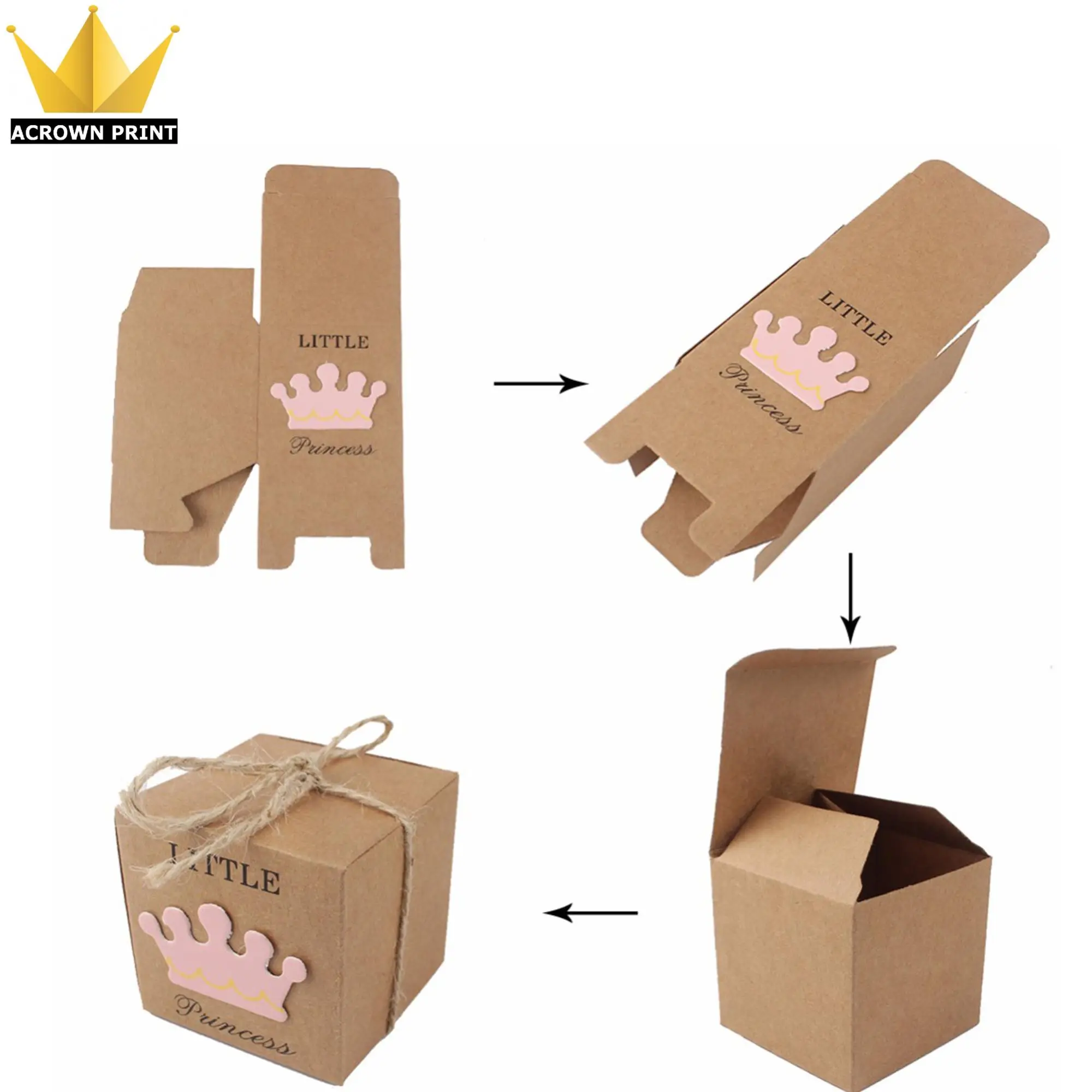 Kraft Paper Gift Box Candy Boxes Baby Shower Decorations Wedding Favors And Gifts Box For Guests Buy Red Wedding Favor Boxes European Wedding Favor And Gift Box Wedding Favor Boxes 3x3x3 Product On