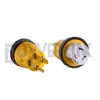 154 50A Male To 50Amp Female Twist RV Locking Adapter Male to Female Camper Generator Cable Adapter Electrical Converter Plug