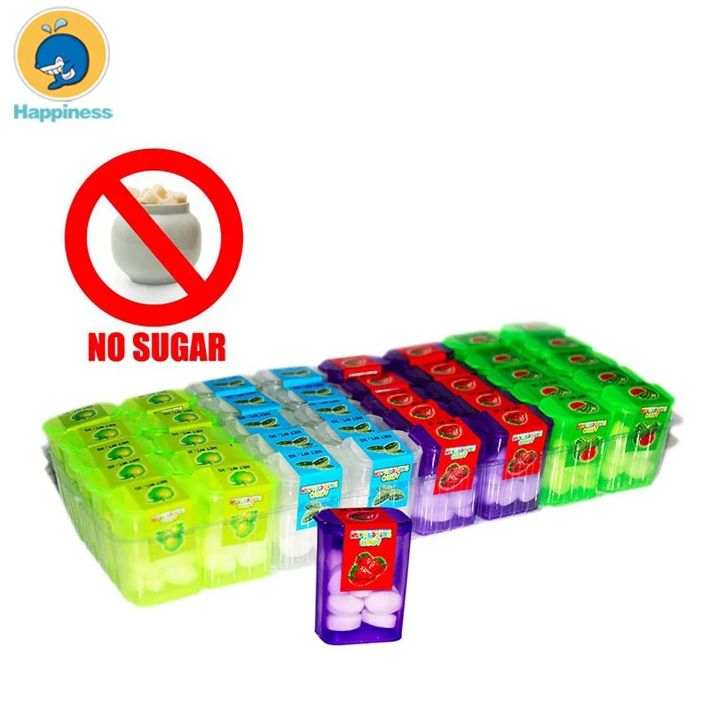 

no sugar fruity tablet candy