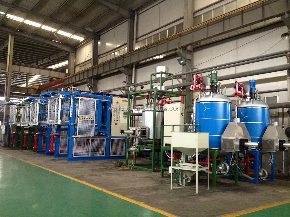 Styrofoam Polystyrene Eps Foam Beads Balls Production Line Machine