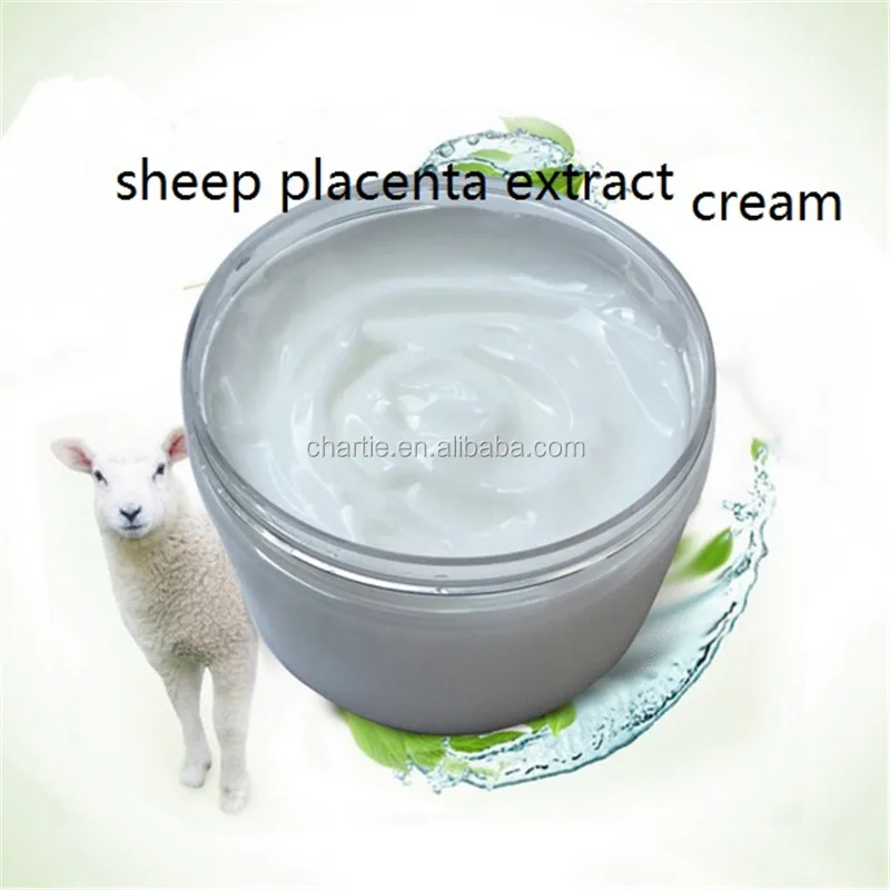 

sheep placenta extract cream anti-aging moisturizing anti-wrinkle moist tender skin facial cream OEM, White