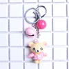 Wholesale bear and monkey keyring for bag pendant