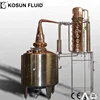 Red copper alcohol distillation equipment 1000l brewing equipment for beer Vodka whisky brandy Gin still