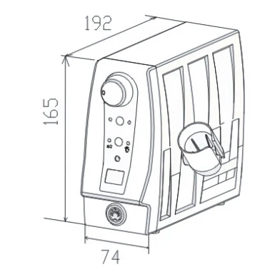 Professional Dental Equipment Polishing Machine 35000Rpm Speed Nail Polisher