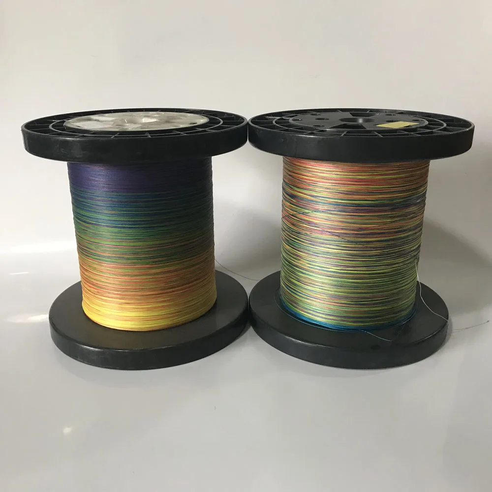 

High Quality Colorful X8 Strands PE Braided Fishing Line, Multicolor