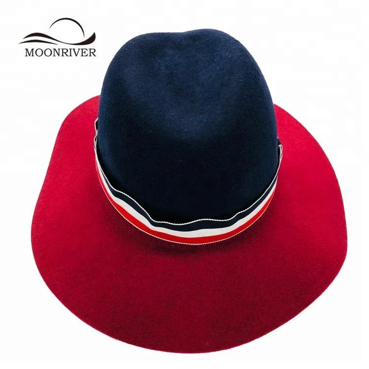 OEM Wool Felt Two Colors Juzz Hat for Lovers