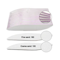 

Customized high quality Emery white nail file 100/180