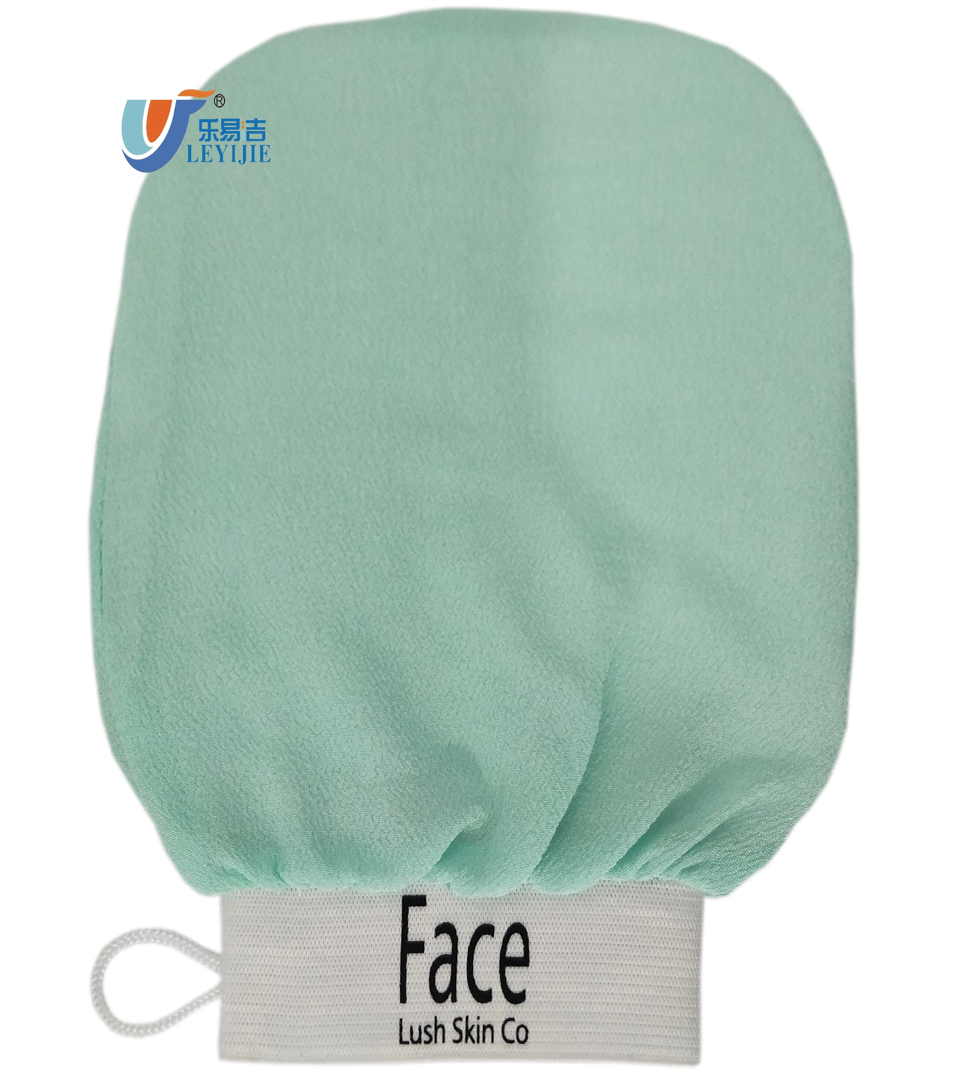 

Printing Logo 150D Viscose Bath Mitt Spa Skin Care Viscose Scrub Bath Exfoliating Scrubber Glove