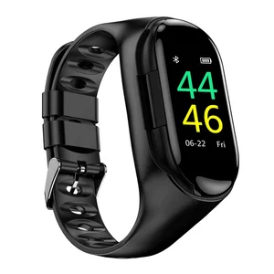 Newest M1 Smart Bracelet Bluetooth Earphone Blood Pressure Monitor Health Smart Watch