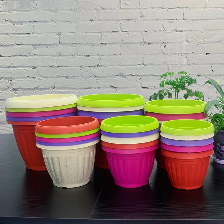 Plastic Plant Pots Wholesale,Cheap Plastic Flower Pots,Color Pp Plastic