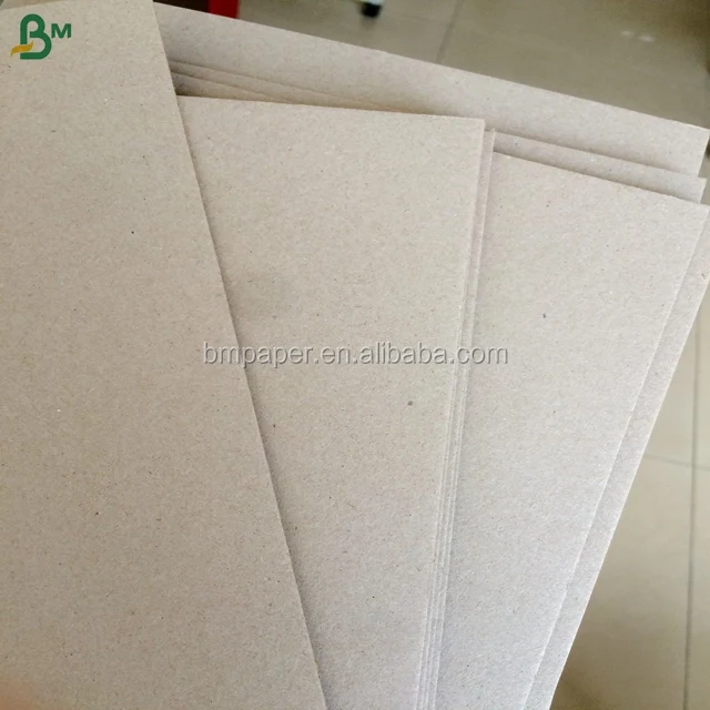 High quality low price waste paper duplex laminted grey board grey chipboard