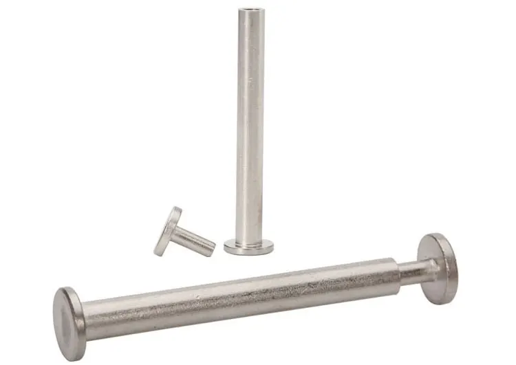 Stainless Steel Blind Male Female Screw Metal Rivets For Knife Handles